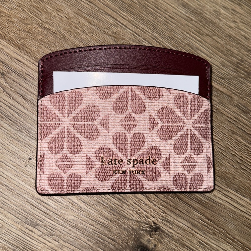 New Kate Spade New York card case wallet